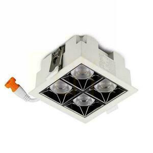 V-TAC Downlight SAMSUNG CHIP 16W UGR19 CRI90+ 36st VT-2-16-1 4000K 1280lm 5 rokov záruka svietidlo small 0