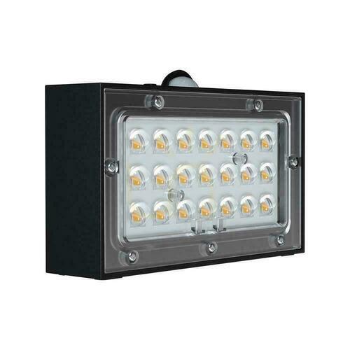 Skontrolujte Solárna V-TAC 3W CCT záhradná nástenná lampa s pohybovým senzorom čierna VT-403 3000K-4000K 350lm.