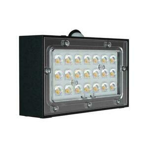 Solárna V-TAC 3W CCT záhradná nástenná lampa s pohybovým senzorom čierna VT-403 3000K-4000K 350lm. small 1