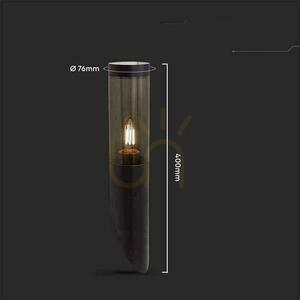 V-TAC 400x76mm Záhradná nástenná lampa čierna IP44 E27 VT-1183 4 V-TAC 400x76mm Záhradná nástenná lampa čierna IP44 E27 VT-1183 small 4