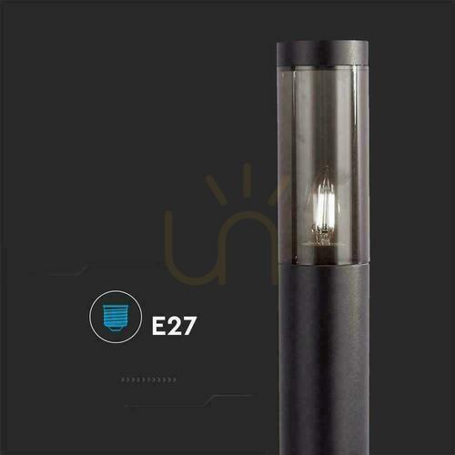 Skontrolujte V-TAC 100 cm záhradný stĺp čierny IP44 E27 VT-1185