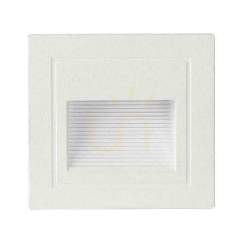 Skontrolujte V-TAC 5W LED Square White 230V VT-1129 3000K 380lm LED schodiskové svietidlo.