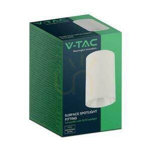 V-TAC GU10 stropné svietidlo s okrúhlou trubicou na povrchovú montáž biela 65x100mm VT-1131 3 roky záruka small 4