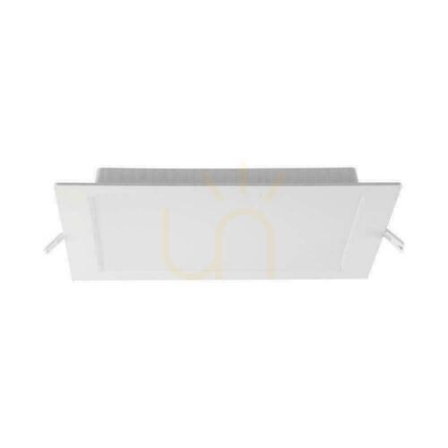 Skontrolujte V-TAC zapustené panelové svietidlo LED Premium Downlight 24W Square 300x300 VT-61024 4000K 2640lm.
