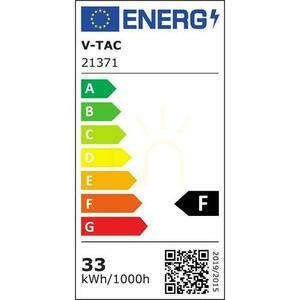 V-TAC 33W LED SAMSUNG CHIP CRI90+ čierna VT-433 3000K 3000lm 5 rokov záruka Rail System 3F svietidlo. small 10