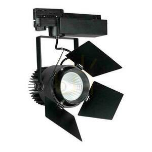 V-TAC 33W LED SAMSUNG CHIP CRI90+ čierna VT-433 3000K 3000lm 5 rokov záruka Rail System 3F svietidlo. small 0