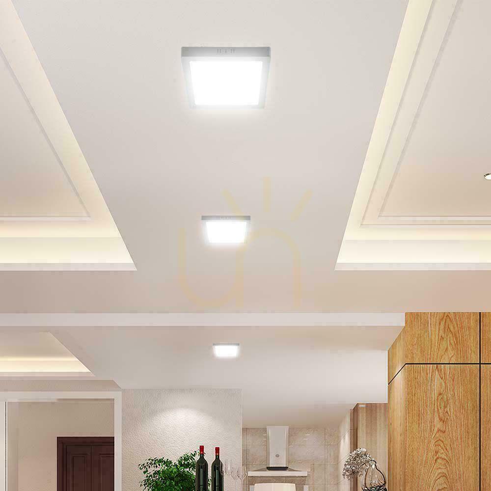 vyhliadka V-TAC povrchovo montovaný panel LED Premium Downlight 24W Square 300x300 VT-60024 4000K 2640lm. V-TAC povrchovo montovaný panel LED Premium Downlight 24W Square 300x300 VT-60024 4000K 2640lm.
