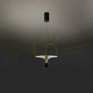 V-TAC 9W LED závesné svietidlo čierne+zlaté VT-7832 4000K 1000lm small 2