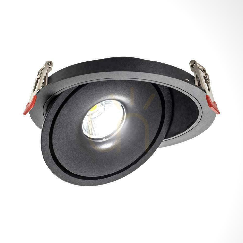vyhliadka V-TAC LED výklopné svietidlo 12W LED COB CRI90+ CCT čierna VT-2512 3000K-4000K-6400K 785lm V-TAC LED výklopné svietidlo 12W LED COB CRI90+ CCT čierna VT-2512 3000K-4000K-6400K 785lm