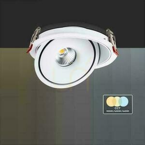 V-TAC LED naklápacie svietidlo 20W LED COB CRI90+ CCT White VT-2520 3000K-4000K-6400K 1408lm. small 6