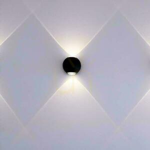 Nástenné svietidlo V-TAC 2W LED IP54 čierne VT-2502 3000K 200lm small 6