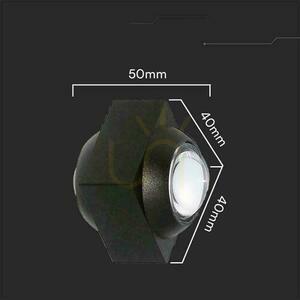 Nástenné svietidlo V-TAC 2W LED IP54 čierne VT-2503 4000K 200lm 2 Nástenné svietidlo V-TAC 2W LED IP54 čierne VT-2503 4000K 200lm small 2