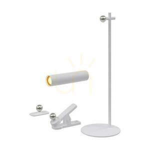 V-TAC Stolná lampa 4 v 1 37 cm Svietidlo na tapety s klipom 3W LED biela VT-7413 4000K 300lm small 3