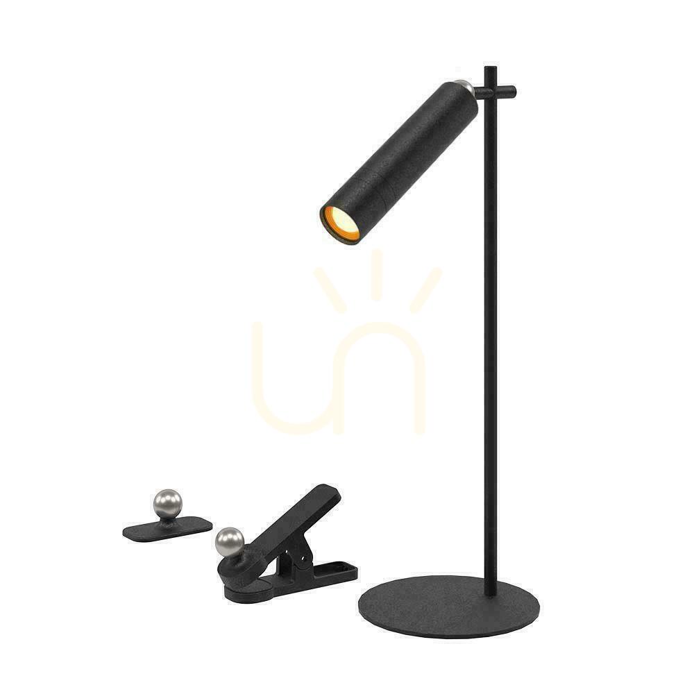 Skontrolujte V-TAC Stolná lampa 4 v 1 37 cm Tapeta Svietidlo s klipom 3W LED čierna VT-7413 4000K 300lm V-TAC Stolná lampa 4 v 1 37 cm Tapeta Svietidlo s klipom 3W LED čierna VT-7413 4000K 300lm