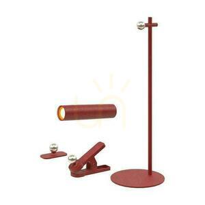 V-TAC Stolná lampa 4 v 1 37 cm Svietidlo na tapety s klipom 3W LED červená VT-7413 4000K 300lm small 2