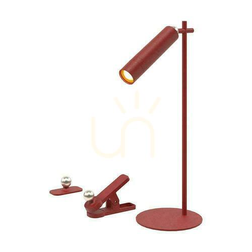 Skontrolujte V-TAC Stolná lampa 4 v 1 37 cm Svietidlo na tapety s klipom 3W LED červená VT-7413 4000K 300lm