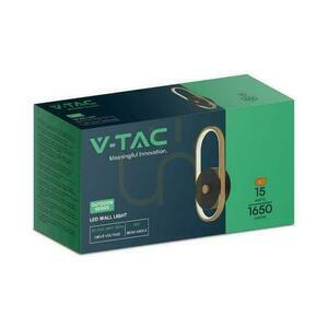 Nástenné svietidlo V-TAC 15W LED čierna+staré zlato IP54 VT-1191 3000K 1650lm. small 2