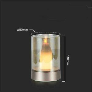 Nočné svetlo V-TAC Candlelight 2W LED nabíjanie USB stmievateľné zlaté VT-7564 3000K 110lm. small 2