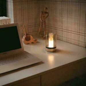 Nočné svetlo V-TAC Candlelight 2W LED nabíjanie USB stmievateľné zlaté VT-7564 3000K 110lm. small 4