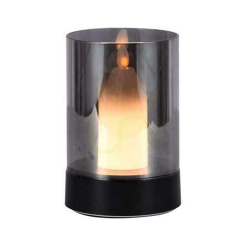 Skontrolujte Nočné svetlo V-TAC Candlelight 3W LED nabíjanie USB stmievateľné čierne VT-7564 3000K 110lm.