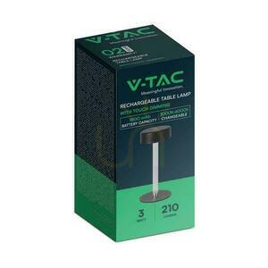 V-TAC 3W LED stolová lampa 23cm USB nabíjanie CCT stmievateľná čierna VT-7567 3000K-6000K 210lm 1 V-TAC 3W LED stolová lampa 23cm USB nabíjanie CCT stmievateľná čierna VT-7567 3000K-6000K 210lm small 1