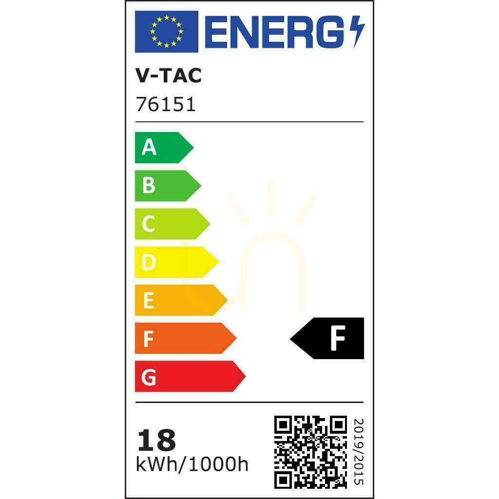 vyhliadka Plafond V-TAC 18W LED okrúhla 25cm povrchová montáž IP44 biela VT-8618 3000K 1830lm Plafond V-TAC 18W LED okrúhla 25cm povrchová montáž IP44 biela VT-8618 3000K 1830lm