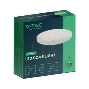 Stropné svietidlo V-TAC SAMSUNG 24W LED okrúhle 29 cm prisadené IP44 biele VT-8624 3000K 2500lm small 2