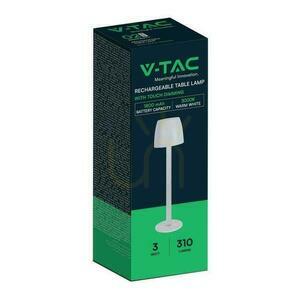 V-TAC 3W LED stolové nočné svetlo nabíjanie stmievateľné biele VT-7576 3000K 310lm. small 4