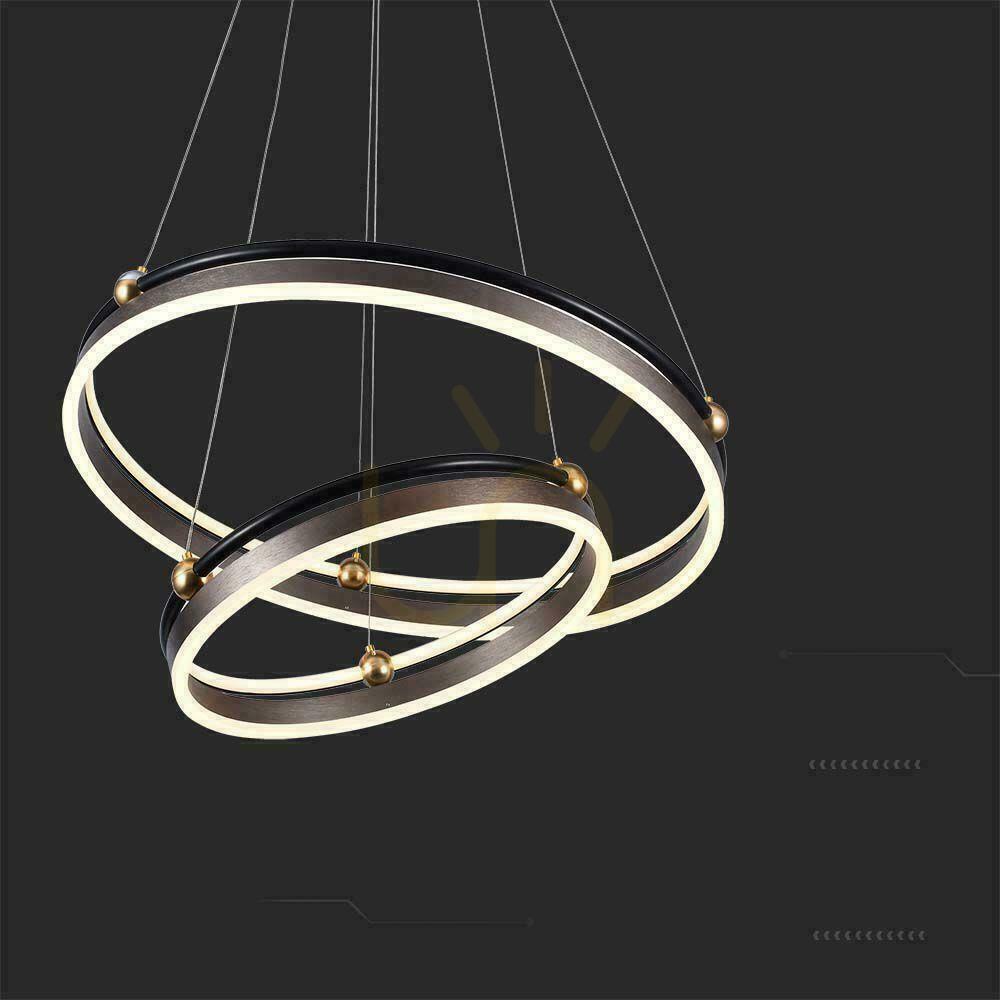 Náhľad V-TAC 50W LED hnedé závesné svietidlo VT-7578 3000K 5850lm V-TAC 50W LED hnedé závesné svietidlo VT-7578 3000K 5850lm