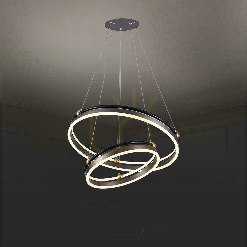 Displej V-TAC 50W LED hnedé závesné svietidlo VT-7578 3000K 5850lm V-TAC 50W LED hnedé závesné svietidlo VT-7578 3000K 5850lm