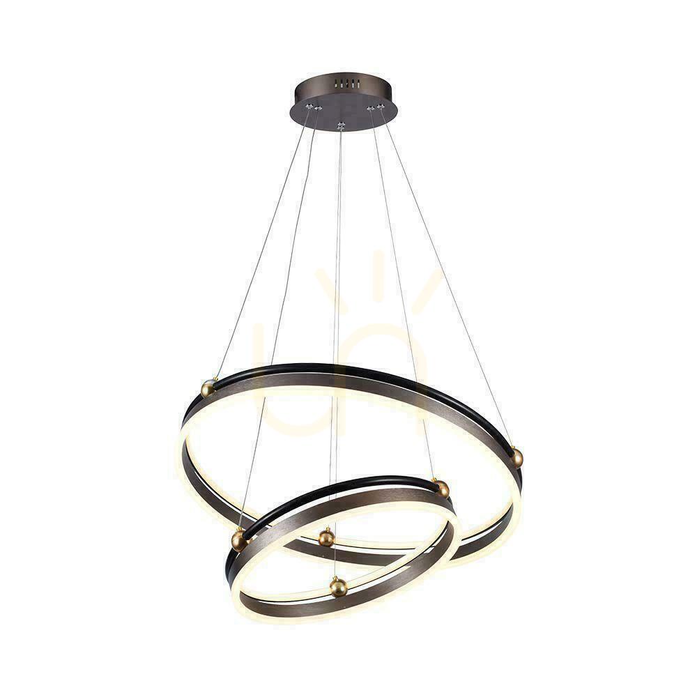 Skontrolujte V-TAC 50W LED hnedé závesné svietidlo VT-7578 3000K 5850lm V-TAC 50W LED hnedé závesné svietidlo VT-7578 3000K 5850lm