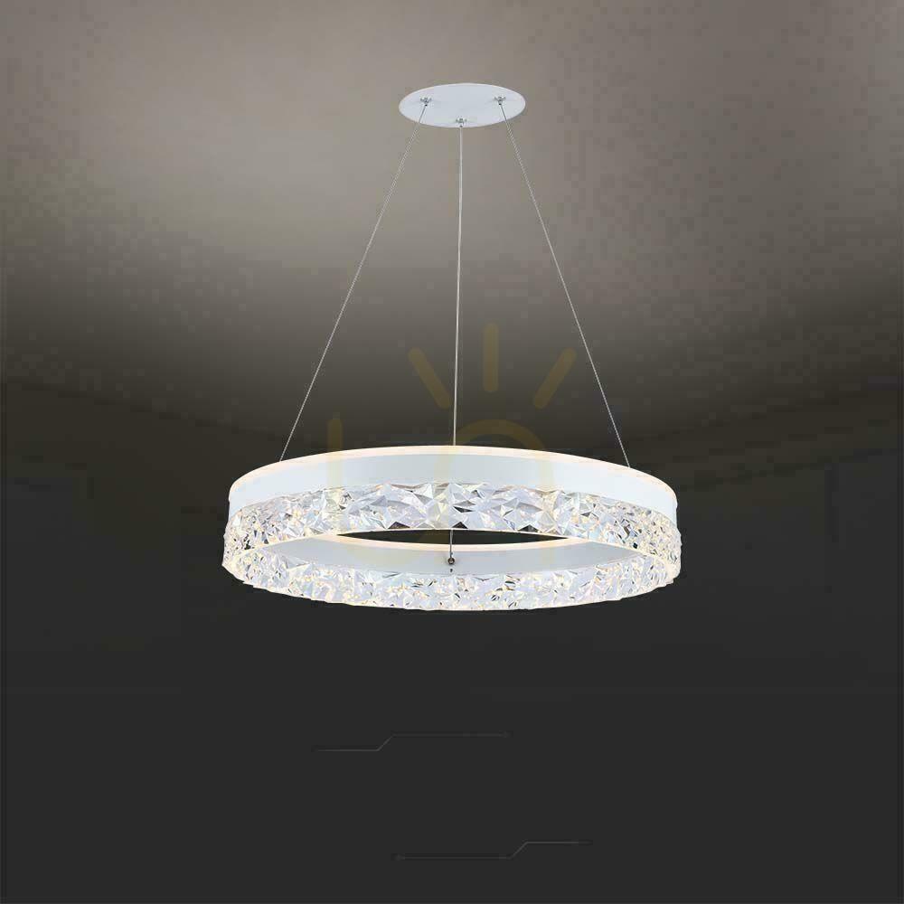 Displej V-TAC 25W LED závesné svietidlo biele VT-7581 3000K 3000lm V-TAC 25W LED závesné svietidlo biele VT-7581 3000K 3000lm