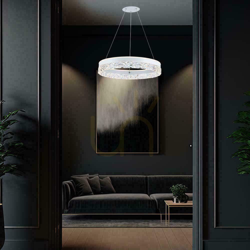 Šou V-TAC 25W LED závesné svietidlo biele VT-7581 3000K 3000lm V-TAC 25W LED závesné svietidlo biele VT-7581 3000K 3000lm