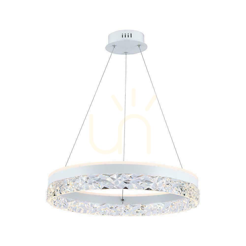 Skontrolujte V-TAC 25W LED závesné svietidlo biele VT-7581 3000K 3000lm V-TAC 25W LED závesné svietidlo biele VT-7581 3000K 3000lm