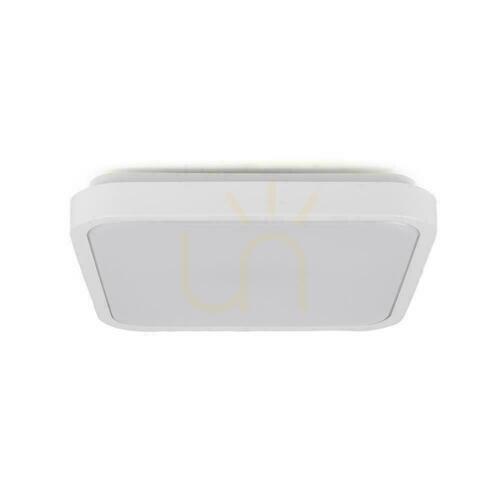 Skontrolujte Stropné svietidlo V-TAC 36W LED štvorcové 42x42cm povrchové, diaľkové ovládanie, snímač pohybu, IP44 biele VT-8630S 4000K 3820lm