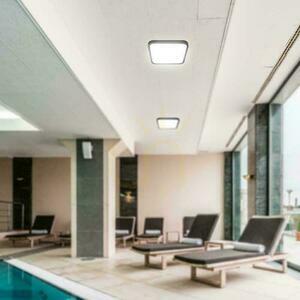 Plafond V-TAC 18W LED štvorcový 30x30cm Pilotný snímač pohybu s povrchovou montážou IP44 čierny VT-8618S 4000K 1830lm small 11