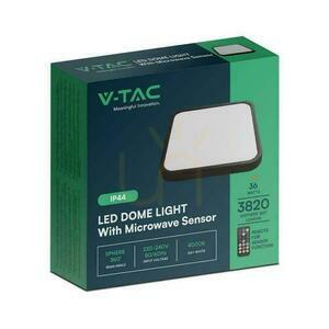 Plafond V-TAC 36W LED štvorcový 42x42cm Pilotný snímač pohybu na povrchovú montáž IP44 čierny VT-8630S 4000K 3820lm 4 Plafond V-TAC 36W LED štvorcový 42x42cm Pilotný snímač pohybu na povrchovú montáž IP44 čierny VT-8630S 4000K 3820lm small 4
