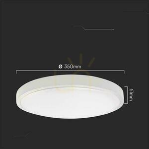 Biele LED stropné svietidlo V-TAC VT-8624S so snímačom pohybu a diaľkovým ovládaním, IP44, 24 W, 35 cm small 5