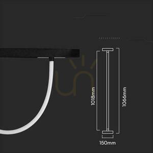 Magnetické 48V V-TAC 11W LED CCT autobusové svietidlo 30st SMART 100cm WiFi TRACKLIGHT čierne VT-42112 2700K-6400K 1270lm 3 roky záruka small 5