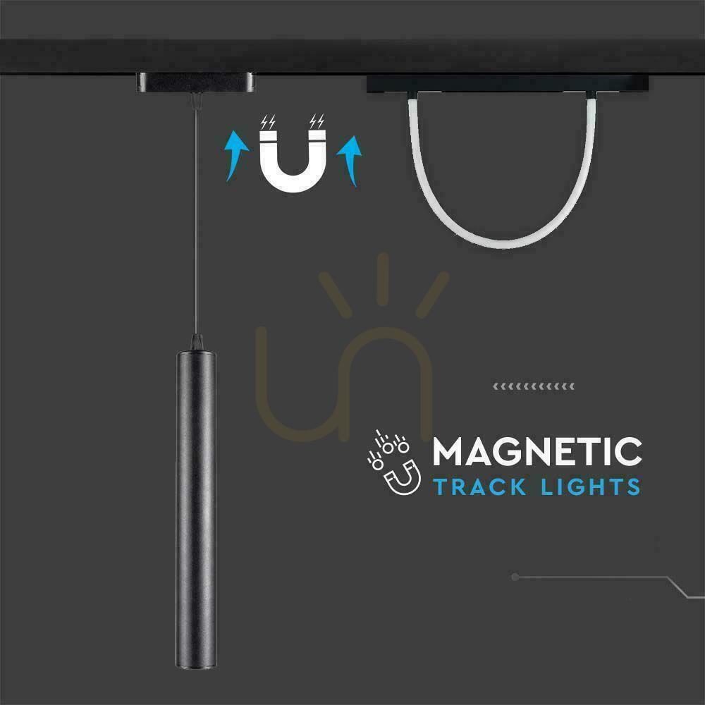 Displej Svietidlo Magnetický zbernicový systém 48V V-TAC 11W LED 100cm VT-42112 3000K 1270lm 3 roky záruka Svietidlo Magnetický zbernicový systém 48V V-TAC 11W LED 100cm VT-42112 3000K 1270lm 3 roky záruka
