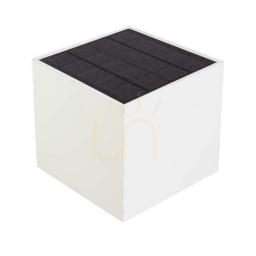 Skontrolujte Solárne nástenné svietidlo V-TAC VT-11109 LED 9 W so snímačom pohybu, IP65, biele, 15 × 15 cm