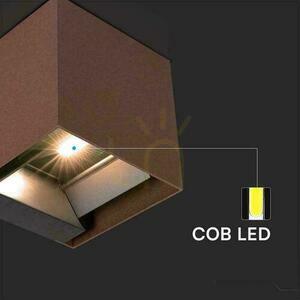 Solárne svietidlo V-TAC 9W LED COB Adjustable Bronze Corten Cube 15x15cm IP65 VT-11109 4000K 860lm. 5 Solárne svietidlo V-TAC 9W LED COB Adjustable Bronze Corten Cube 15x15cm IP65 VT-11109 4000K 860lm. small 5
