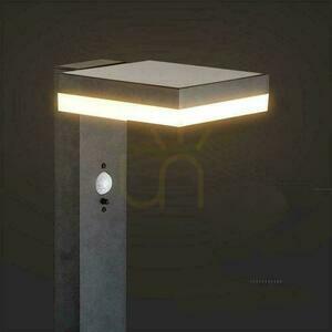 V-TAC 80cm solárny záhradný stĺp 5,5W LED IP54 Square Black VT-1167 3000K 220lm 3 roky záruka small 1