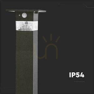 V-TAC 80cm solárny záhradný stĺp 5,5W LED IP54 čierny VT-1170 3000K 250lm 3 roky záruka small 2