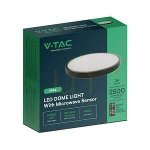 Stropné svietidlo so snímačom pohybu V-TAC VT-8624S LED 24 W 4000 K Ø35 cm IP44 čierne small 3