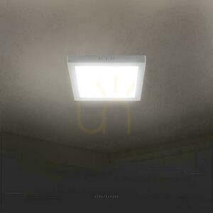 V-TAC povrchovo montovaný panel LED Premium Downlight 12W Square 170x170 VT-60012 4000K 1200lm. small 4