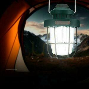 Prenosná kempingová lampa V-TAC VT-9903D zelená LED 3 W IP44 USB-C small 10