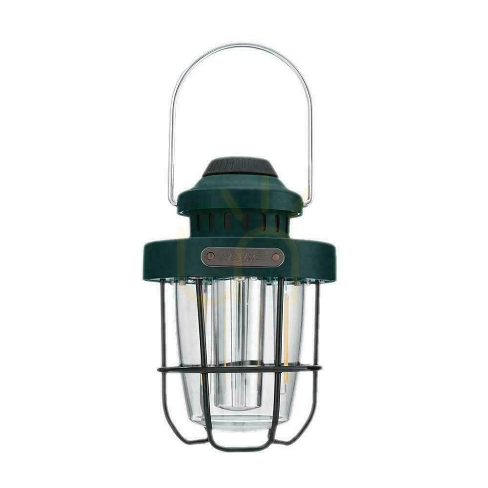 V-TAC LED 3W IP44 Prenosná kempingová lampa USB-C s nabíjaním Zmena farby VT-9903D 2700K+6500K 230lm.