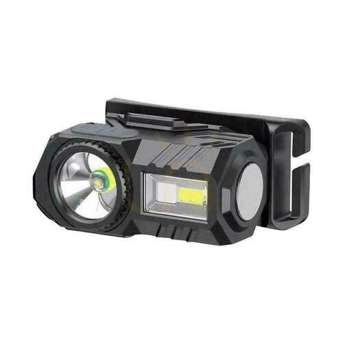 Skontrolujte V-TAC 3W SMD nabíjanie USB-C IP43 VT-9902 190lm 3 v 1 hlavová baterka na bicykel.