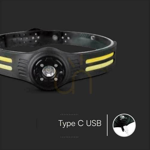 Skontrolujte V-TAC 3W SMD 5W COB nabíjacia USB-C baterka IP43 VT-9901 470lm.
